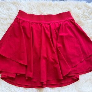 lululemon athletica new w/o tags red tennis Skirt sz 6